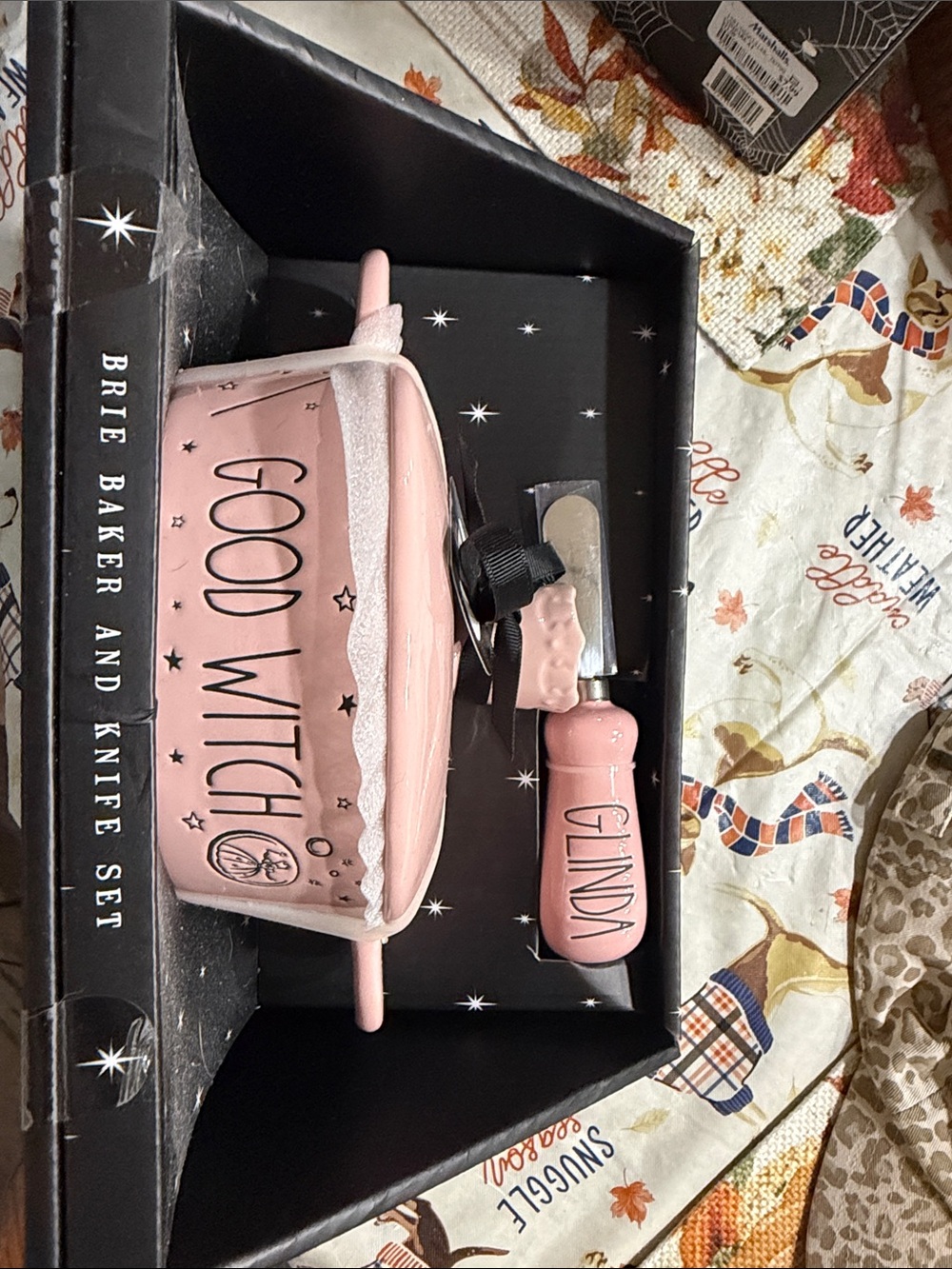 Pink 'Good Witch' & Knife Set